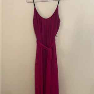 Beautiful magenta maxi dress